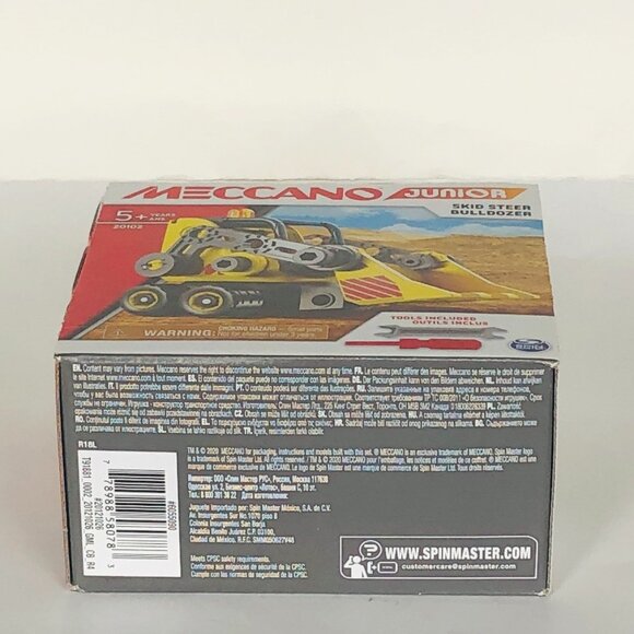 MECCANO Junior Skid Steer (Front Loader ) STEAM building kit  For 5+ New Sealed - Picture 10 of 12